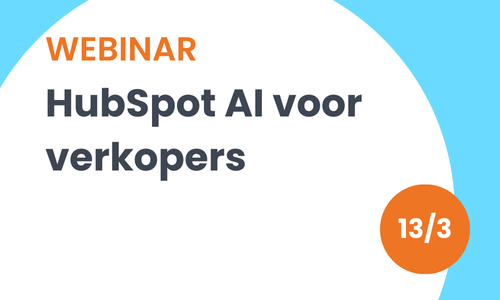 HubSpot AI voor verkopers - webinar