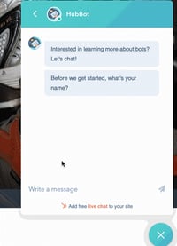 AI-chatbot van HubSpot