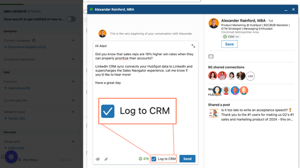 LinkedIn gegevens loggen in HubSpot CRM