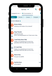 Mobiele inbox in HubSpot - mobiele HubSpot App