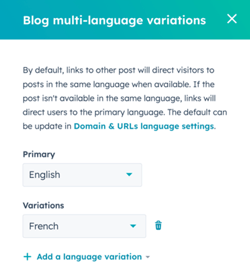 Multi-language variaties van je blogs in HubSpot