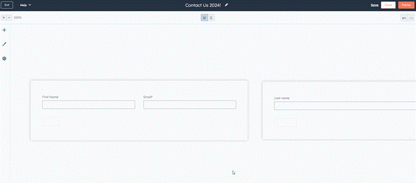 Multistep formulieren instellen met de nieuwe form editor van HubSpot