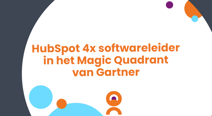 HubSpot softwareleider voor B2B Marketing Automation bij onderzoeksbureau Gartner